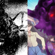 Manga Daimon vs. Crystal Daimon - pretty much identical, although purple was a strange color choice